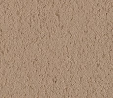 A colour swatch of sandstone mortar. The mortar is a mid to dark brown tone with a sandy surface texture